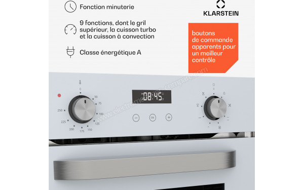 KLARSTEIN SmartSlim Blanc - Vue des programmes