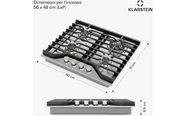 KLARSTEIN Turbocast 4 - Dimensions