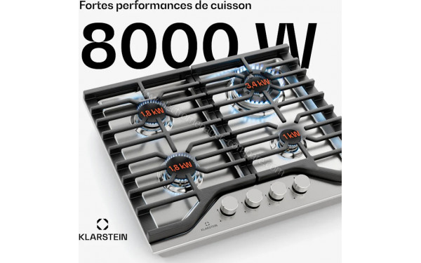 KLARSTEIN Turbocast 4 - Puissance de cuisson