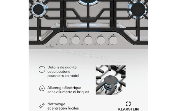 KLARSTEIN Turbocast 5 75 - Panneau de commandes