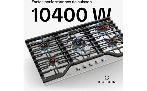 KLARSTEIN Turbocast 5 91 - Puissance de cuisson