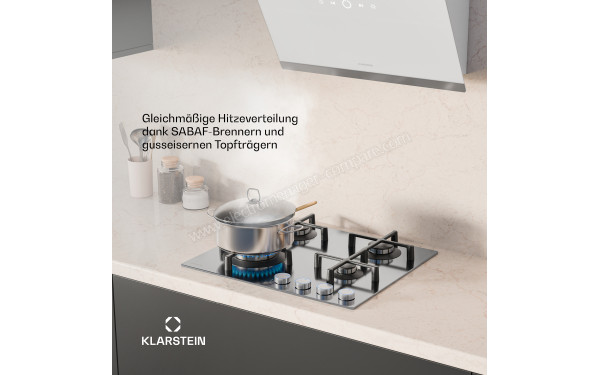 KLARSTEIN Illuminosa 4 Inox - Appareil encastr&eacute;