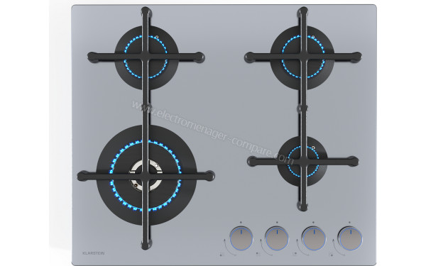 KLARSTEIN Illuminosa 4 Inox - Vue du dessus