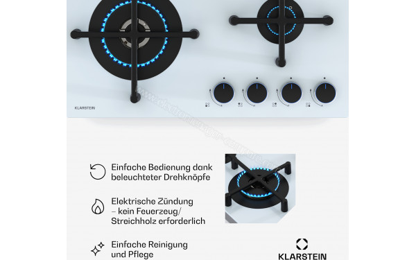 KLARSTEIN Illuminosa 4 Blanc - Panneau de commandes
