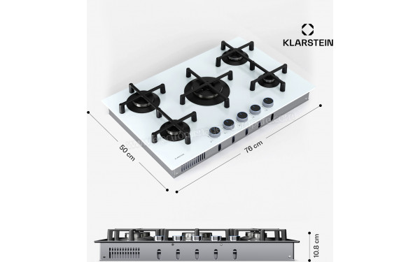 KLARSTEIN Illuminosa 5 Blanc - Dimensions