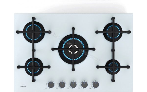 KLARSTEIN Illuminosa 5 Blanc - Vue du dessus