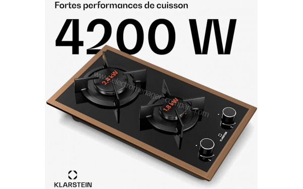 KLARSTEIN Lumiflame 2 - Puissance de cuisson