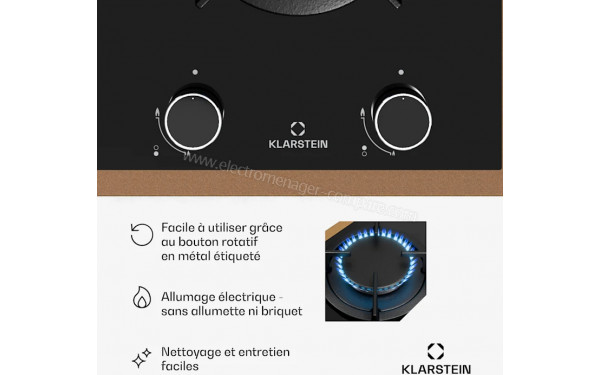 KLARSTEIN Lumiflame 2 - Panneau de commandes