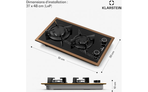 KLARSTEIN Lumiflame 2 - Dimensions