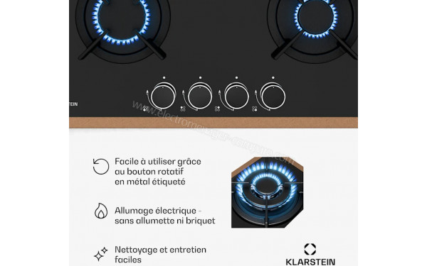 KLARSTEIN Lumiflame 4 - Panneau de commandes