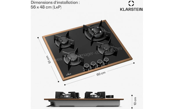 KLARSTEIN Lumiflame 4 - Dimensions