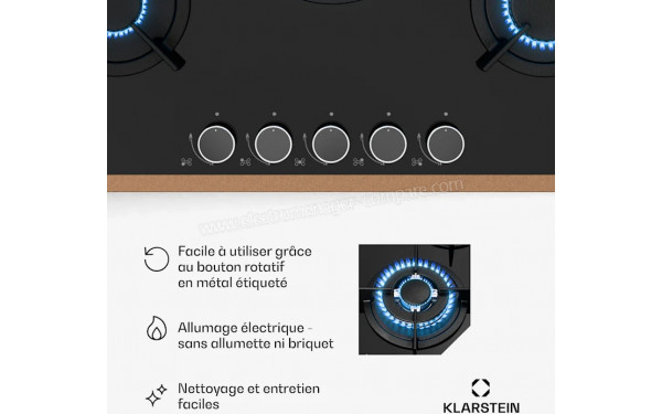 KLARSTEIN Lumiflame 5 - Panneau de commandes