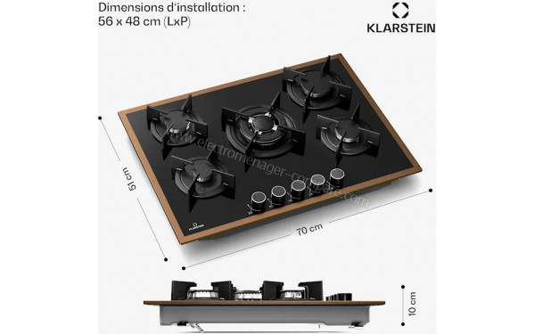 KLARSTEIN Lumiflame 5 - Dimensions