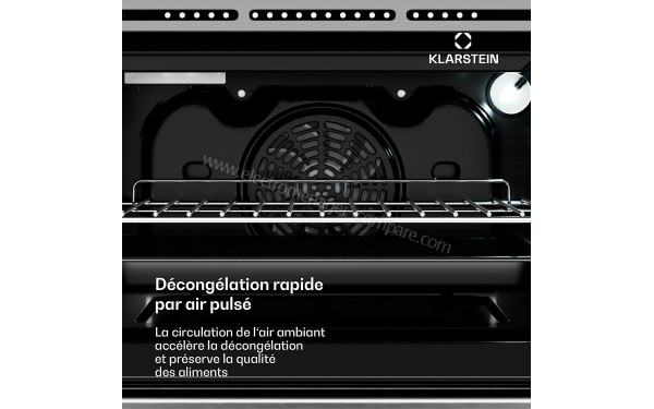 KLARSTEIN SpaceSmart  Noir - Vue de l'int&eacute;rieur