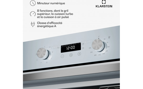 KLARSTEIN SpaceSmart Blanc - Panneau de commandes