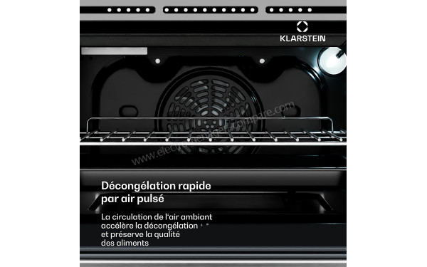 KLARSTEIN SpaceSmart Blanc - Vue de l'int&eacute;rieur