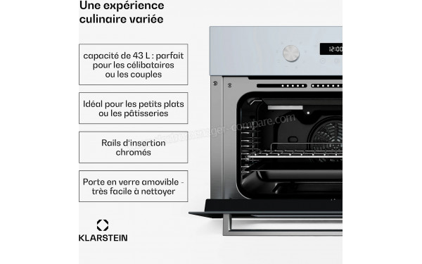 KLARSTEIN SpaceSmart Blanc - Vue de l'int&eacute;rieur