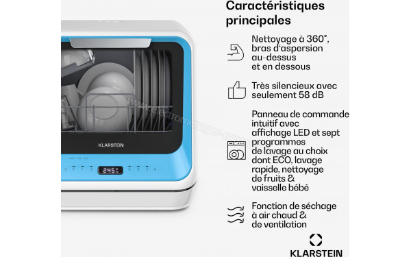 KLARSTEIN Amazonia Mini Bleu et Blanc 2025 - Mise en situation