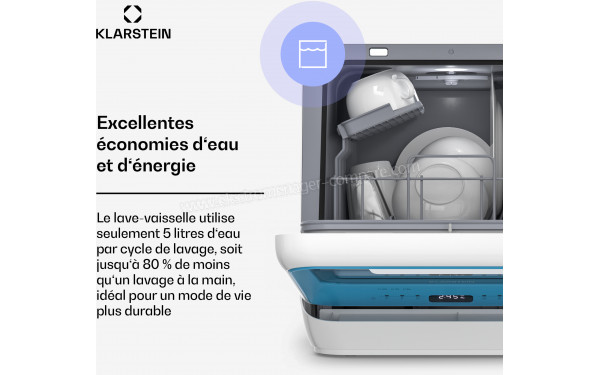 KLARSTEIN Amazonia Mini Bleu et Blanc 2025 - Mise en situation