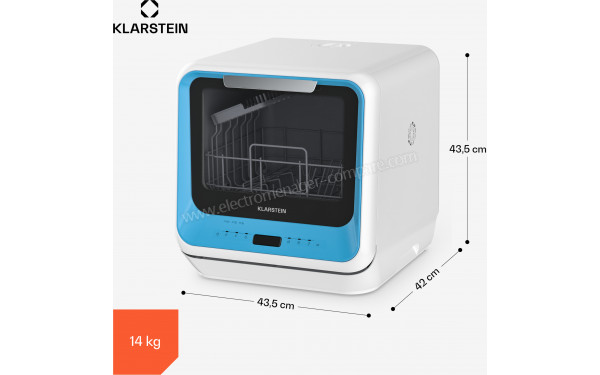 KLARSTEIN Amazonia Mini Bleu et Blanc 2025 - Dimensions