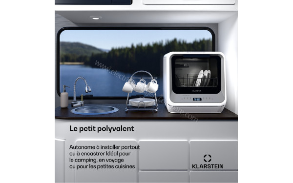 KLARSTEIN Amazonia Mini Argent et Blanc 2025 - Mise en situation