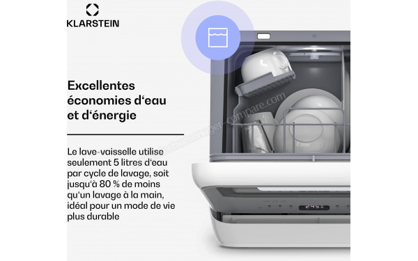 KLARSTEIN Amazonia Mini Argent et Blanc 2025 - Mise en situation