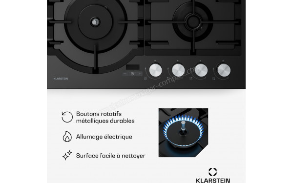 KLARSTEIN Ignito Timer Noir - Panneau de commandes