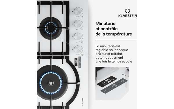 KLARSTEIN Ignito Timer Blanc - Panneau de commandes
