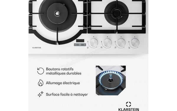 KLARSTEIN Ignito Timer Blanc - Panneau de commandes