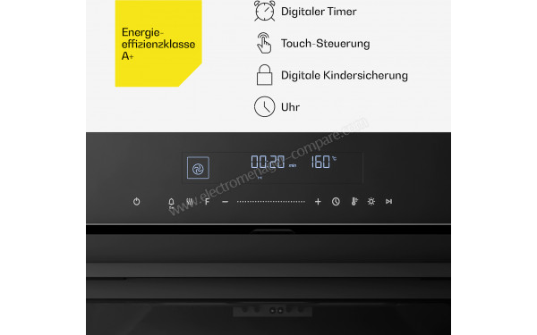 KLARSTEIN Velaire 74L Noir - Panneau de commandes