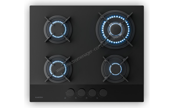 KLARSTEIN Velaire 60 Gaz Noir - Vue du dessus