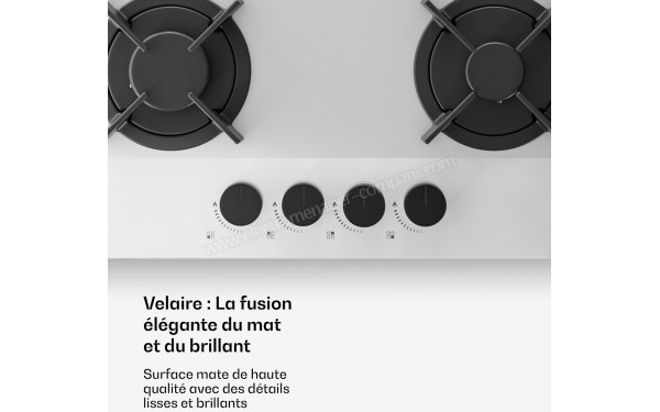 KLARSTEIN Velaire 60 Gaz Blanc - Panneau de commandes