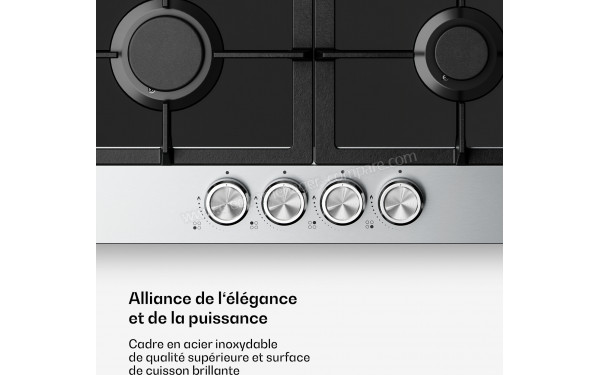 KLARSTEIN Verosteel 60 Gaz Argent - Panneau de commandes