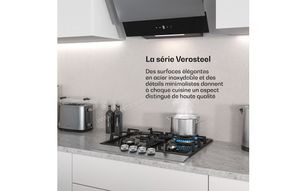 KLARSTEIN Verosteel 60 Gaz Argent - Mise en situation