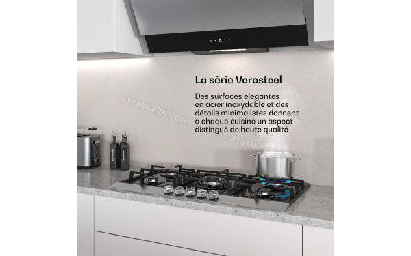 KLARSTEIN Verosteel 90 Gaz Argent - Mise en situation