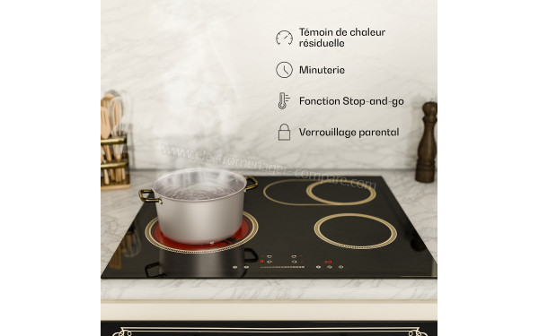 KLARSTEIN Victoria 60 Vitroc&eacute;ramique Noir - Mise en situation