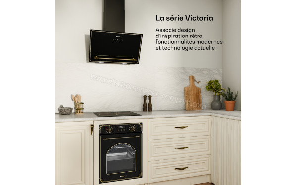 KLARSTEIN Victoria 45 Vitroc&eacute;ramique Noir - Mise en situation