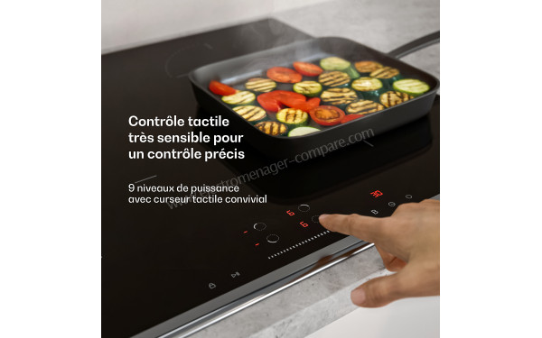 KLARSTEIN Verosteel 60 Induction Noir - Panneau de commandes