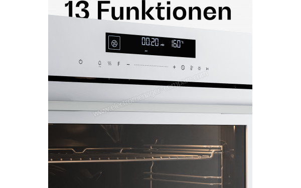 KLARSTEIN Velaire 74L Blanc - Vue des programmes