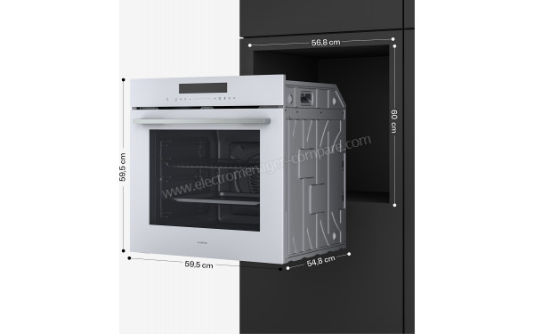 KLARSTEIN Velaire 74L Blanc - Dimensions