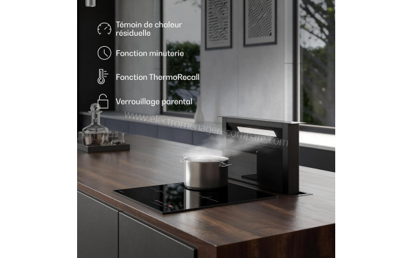 KLARSTEIN Velaire 45 Induction Noir - Mise en situation