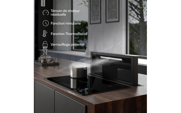 KLARSTEIN Velaire 90 Induction Noir - Mise en situation