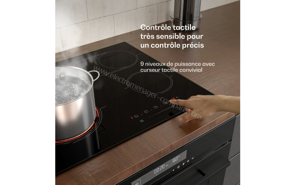 KLARSTEIN Velaire 60 Vitroc&eacute;ramique Noir - Mise en situation