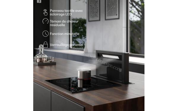 KLARSTEIN Velaire 60 Vitroc&eacute;ramique Noir - Mise en situation