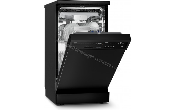 KLARSTEIN Velaire 45 cm Noir Pose-Libre - Vue 3/4 gauche