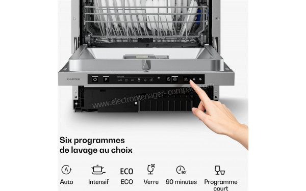 KLARSTEIN Velaire 45 cm - Panneau de commandes