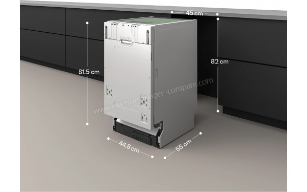 KLARSTEIN Velaire 45 cm - Dimensions