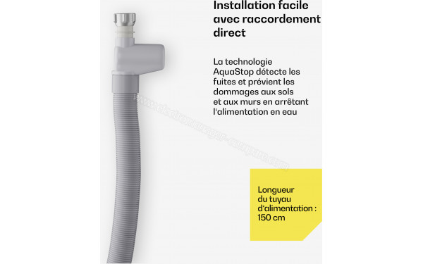 KLARSTEIN Velaire 60 cm Noir Pose-Libre - AquaStop