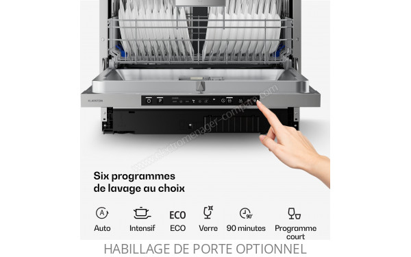 KLARSTEIN Velaire 60 cm Int&eacute;grable - Panneau de commandes