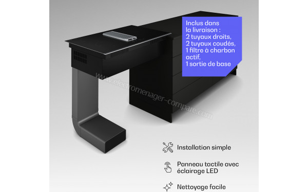 KLARSTEIN Verosteel 80 Induction Noir - Mise en situation
